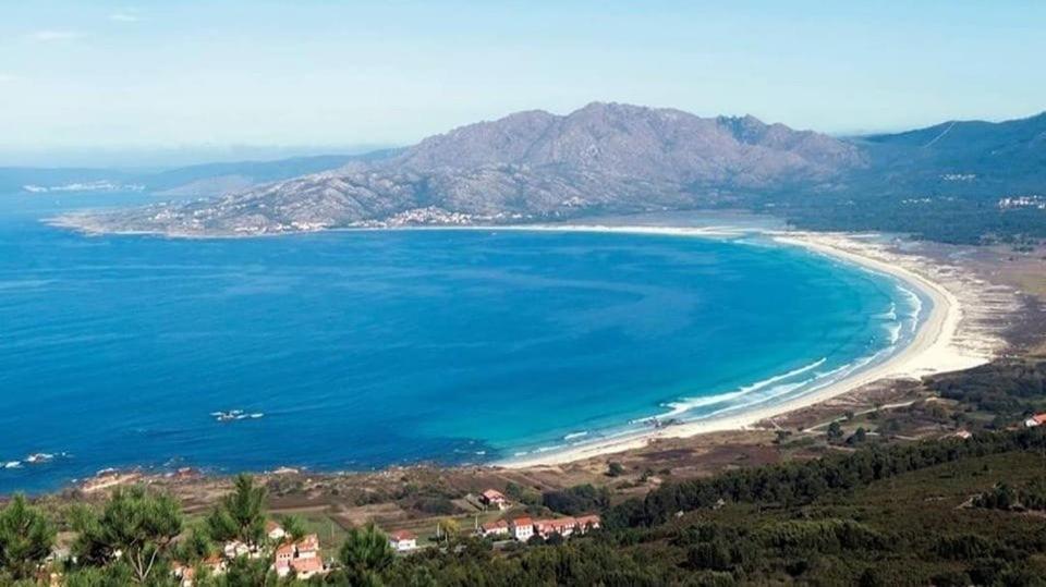 La Casita Alere En Playa Carnota Con Patio Y Barbacoa Villa Dış mekan fotoğraf